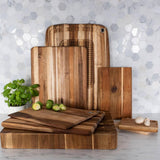 Peer Sorensen end grain chopping board 51 x 35 x 7cm thick wooden butcher block cutting board