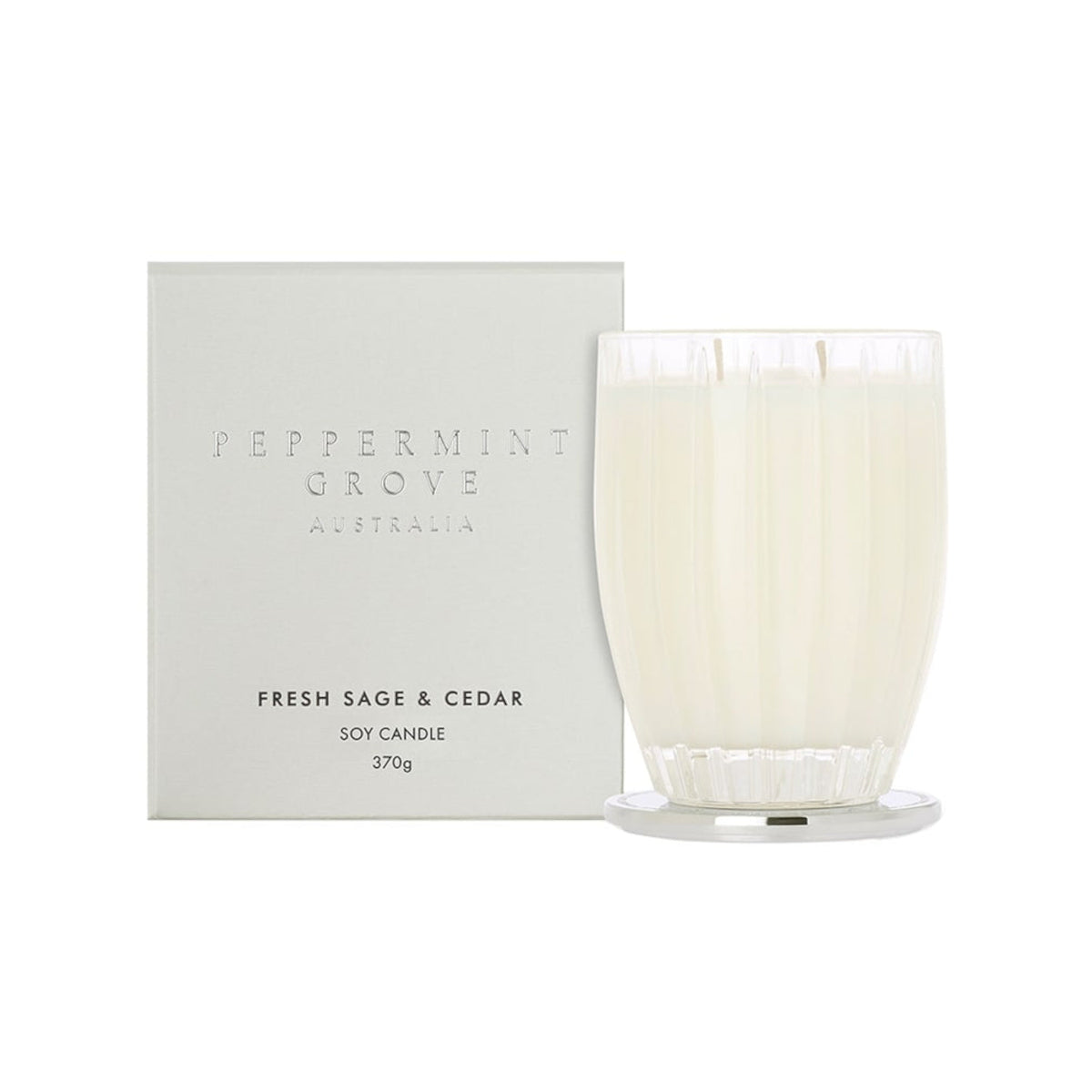 Peppermint Grove Australia Sage & Cedar Candle Large 370g