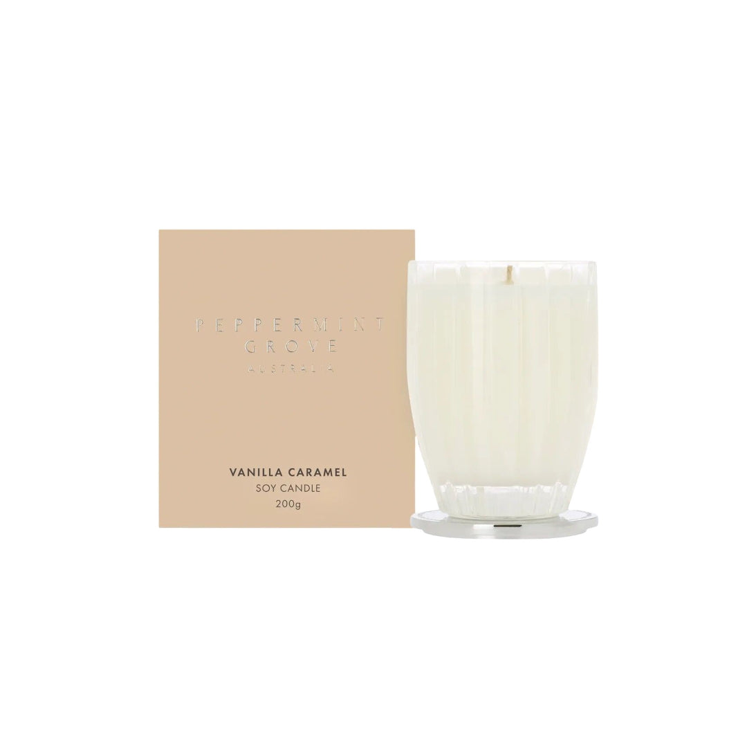 Peppermint Grove Australia Vanilla Caramel Candle 200g