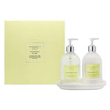 Beautifully boxed hand care set featuring fresh citrus notes and a sleek ceramic tray