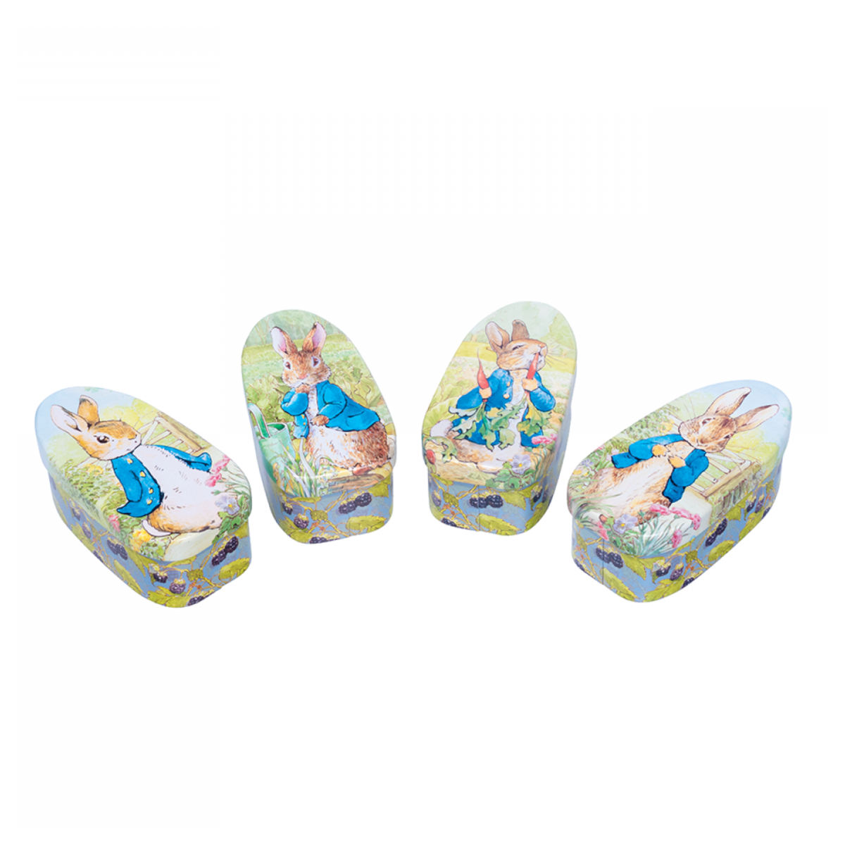 Peter Rabbit Shaped Tin 10 x 5 x 3.8cm with Peter Rabbit character design