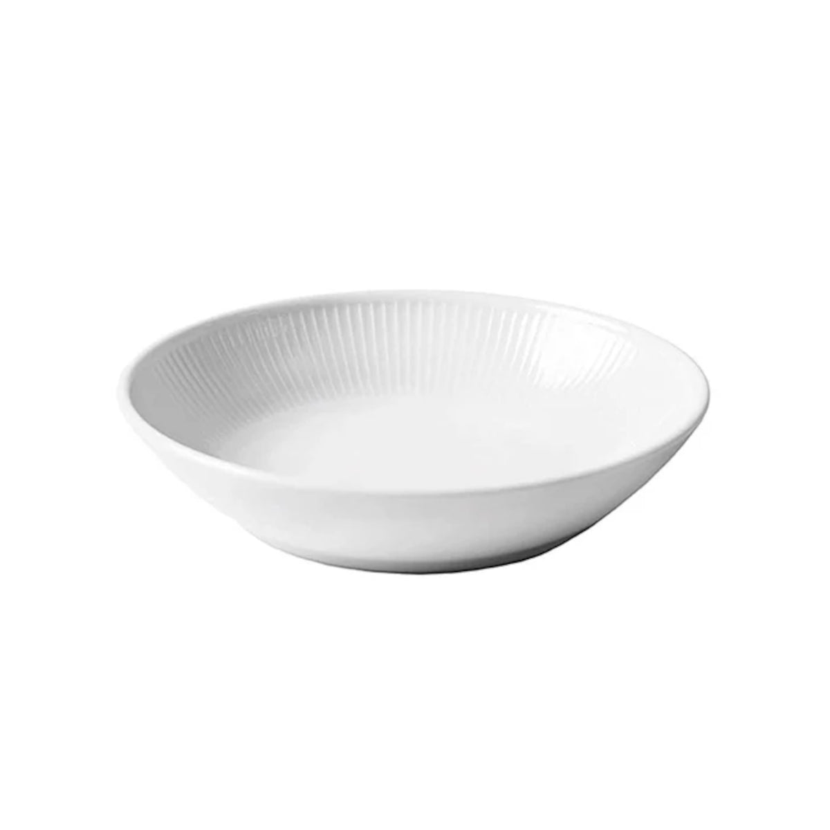 Pillivuyt Plisse Shallow Round Bowl 23cm | Minimax