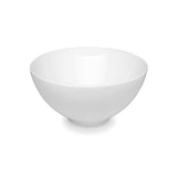 Pillivuyt Cecil Salad Bowl 20cm – side view with smooth white porcelain finish