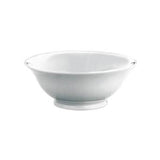 Pillivuyt Ordinaire Salad Bowl 19.5cm – elegant white porcelain bowl with flared rim and footed base