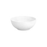 Pillivuyt Plissé Salad Bowl 15cm – side view with signature pleated design in classic white porcelain