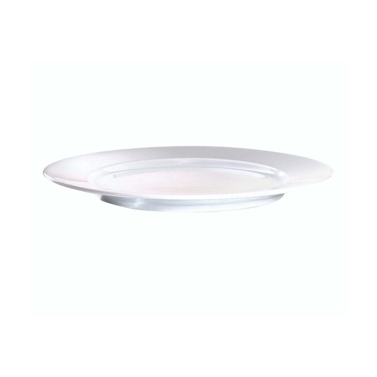 Pillivuyt Sancerre Dinner Plate 31cm – Pillivuyt white dinner plate side view, minimal style