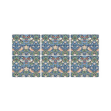 Pimpernel Strawberry Thief Placemats Blue Set of 6 | Minimax