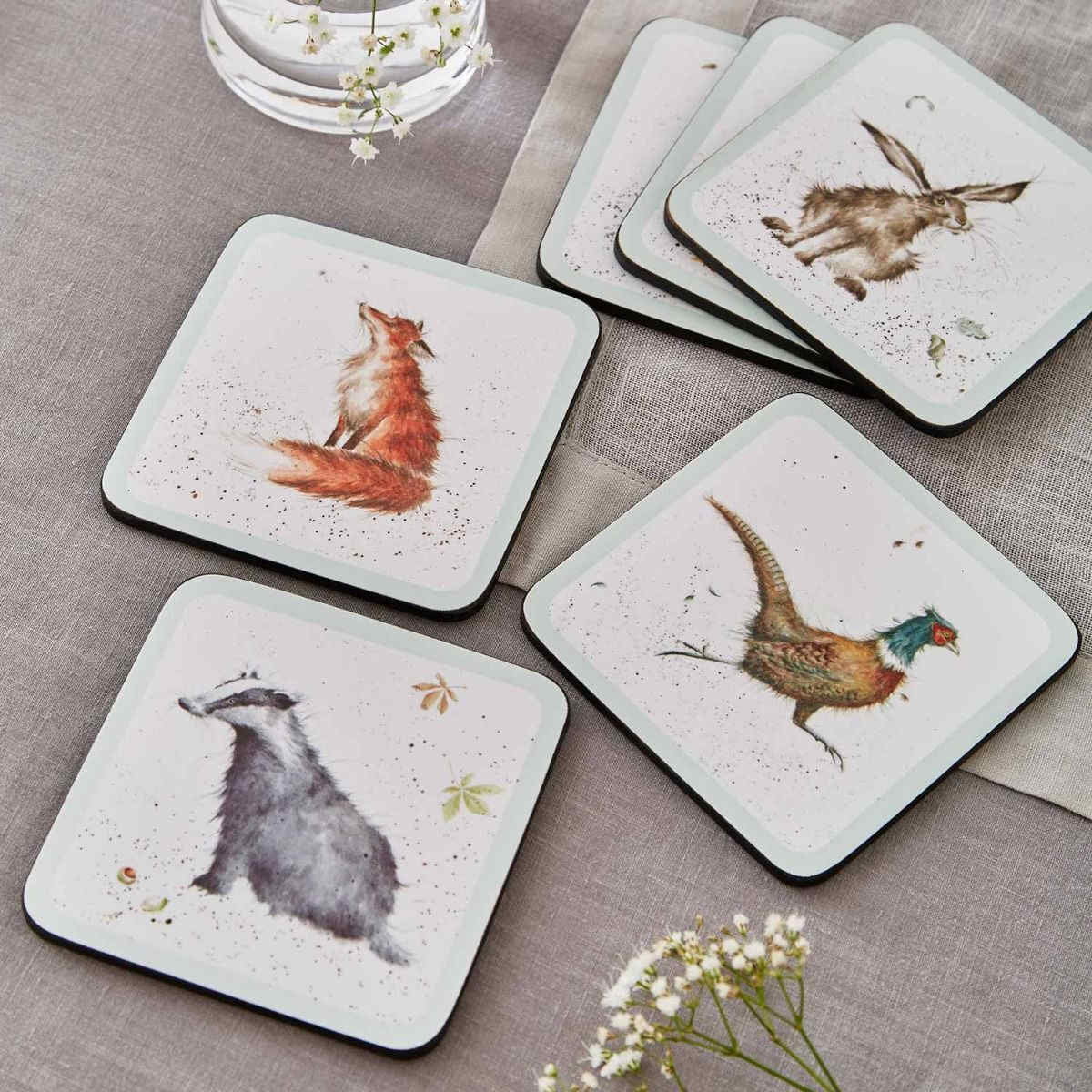 Pimpernel Wrendale Coasters Set of 6 | Minimax