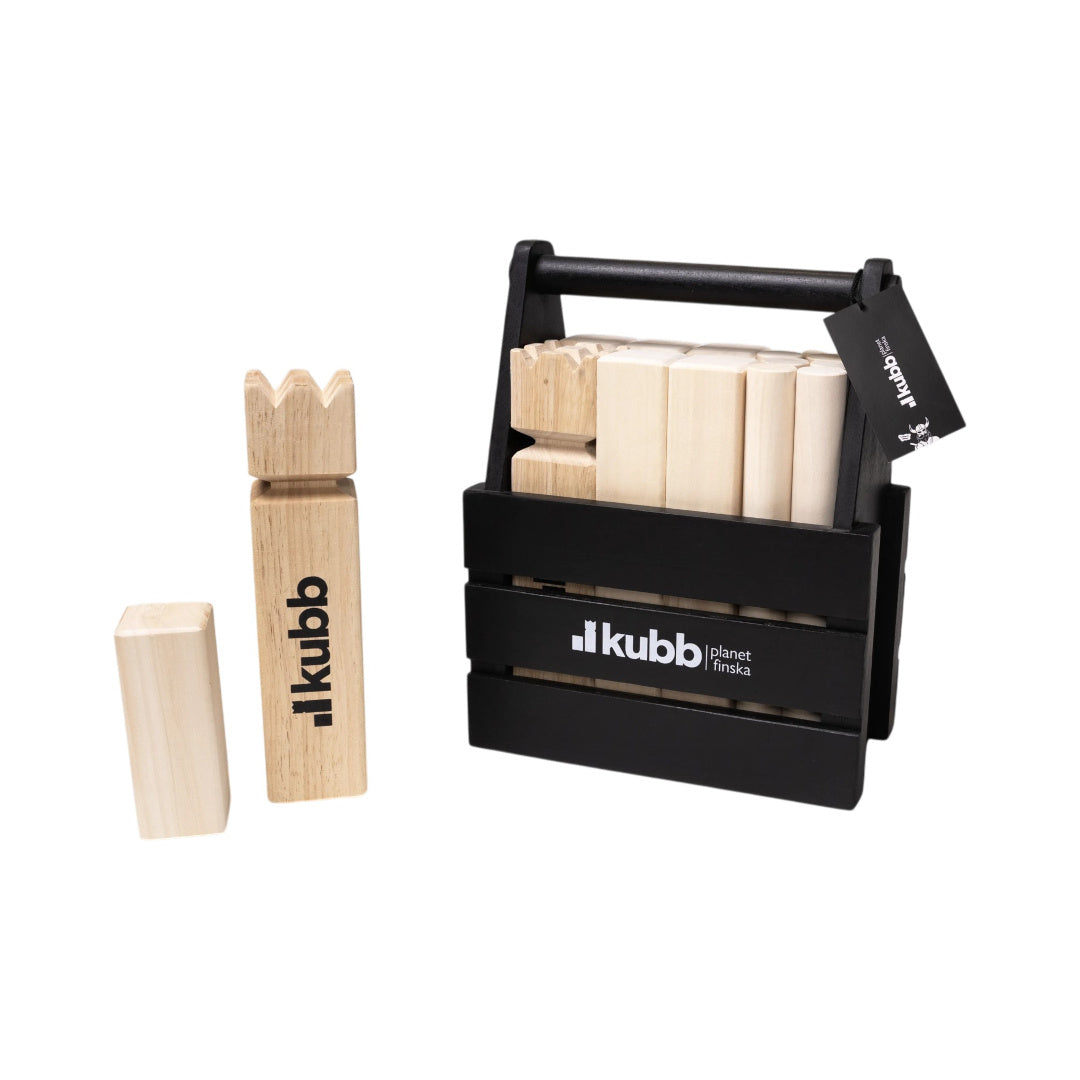 Planet Finska Kubb Original Charcoal Crate Crown Natural