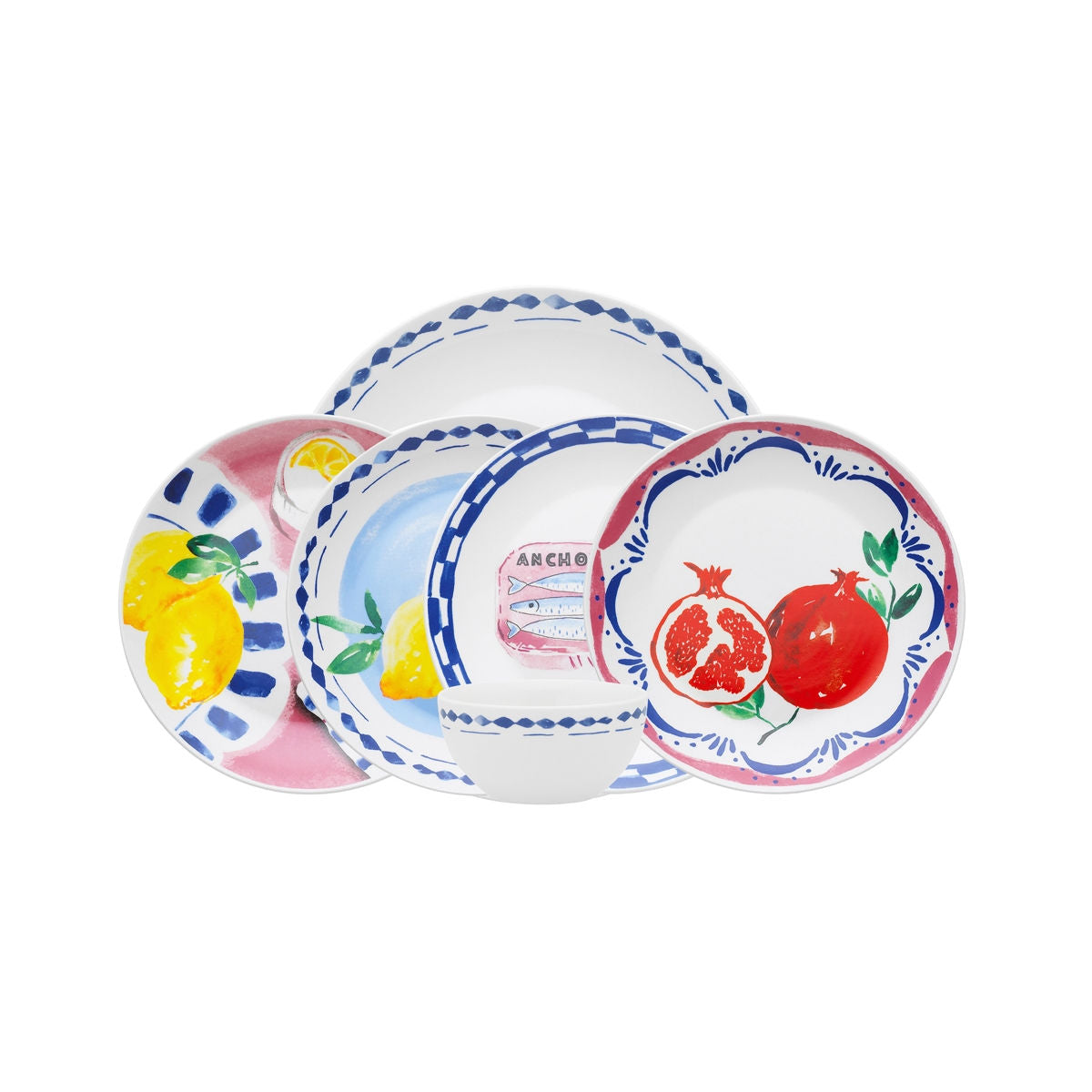 Porto Positano Dinner Set 12 Piece | Minimax