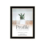 Profile Eternal Frame Black and Rose Gold 13x18cm | Minimax 