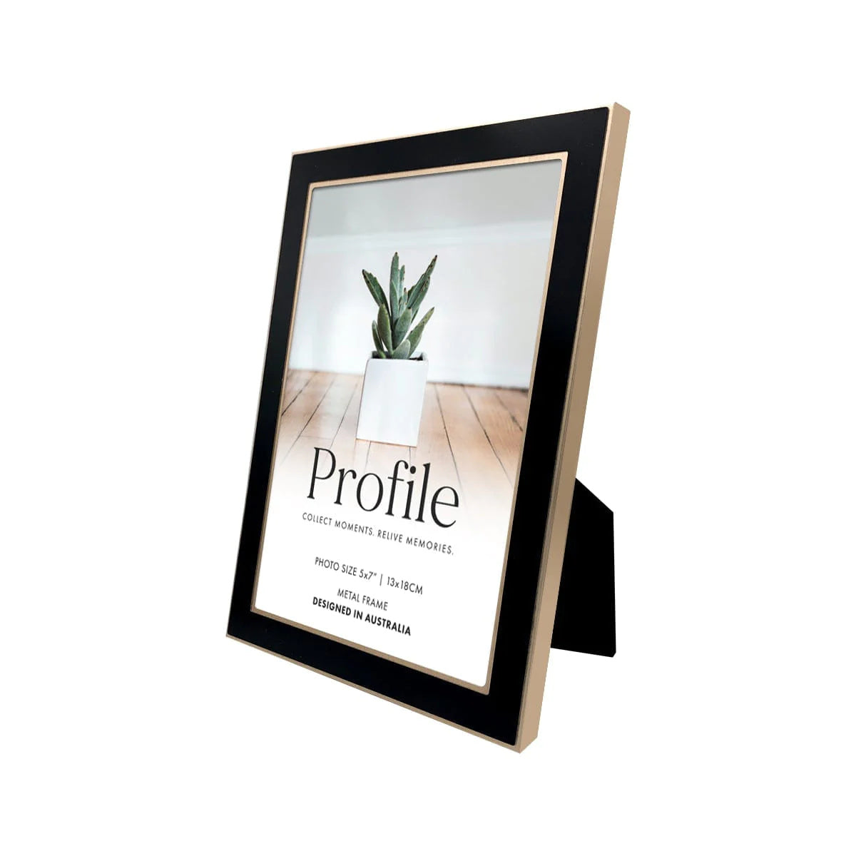 Profile Eternal Frame Black and Rose Gold 13x18cm | Minimax