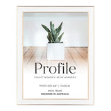 Profile Eternal Metal Photo Frame White/Rose Gold 15cm x 20cm | Minimax
