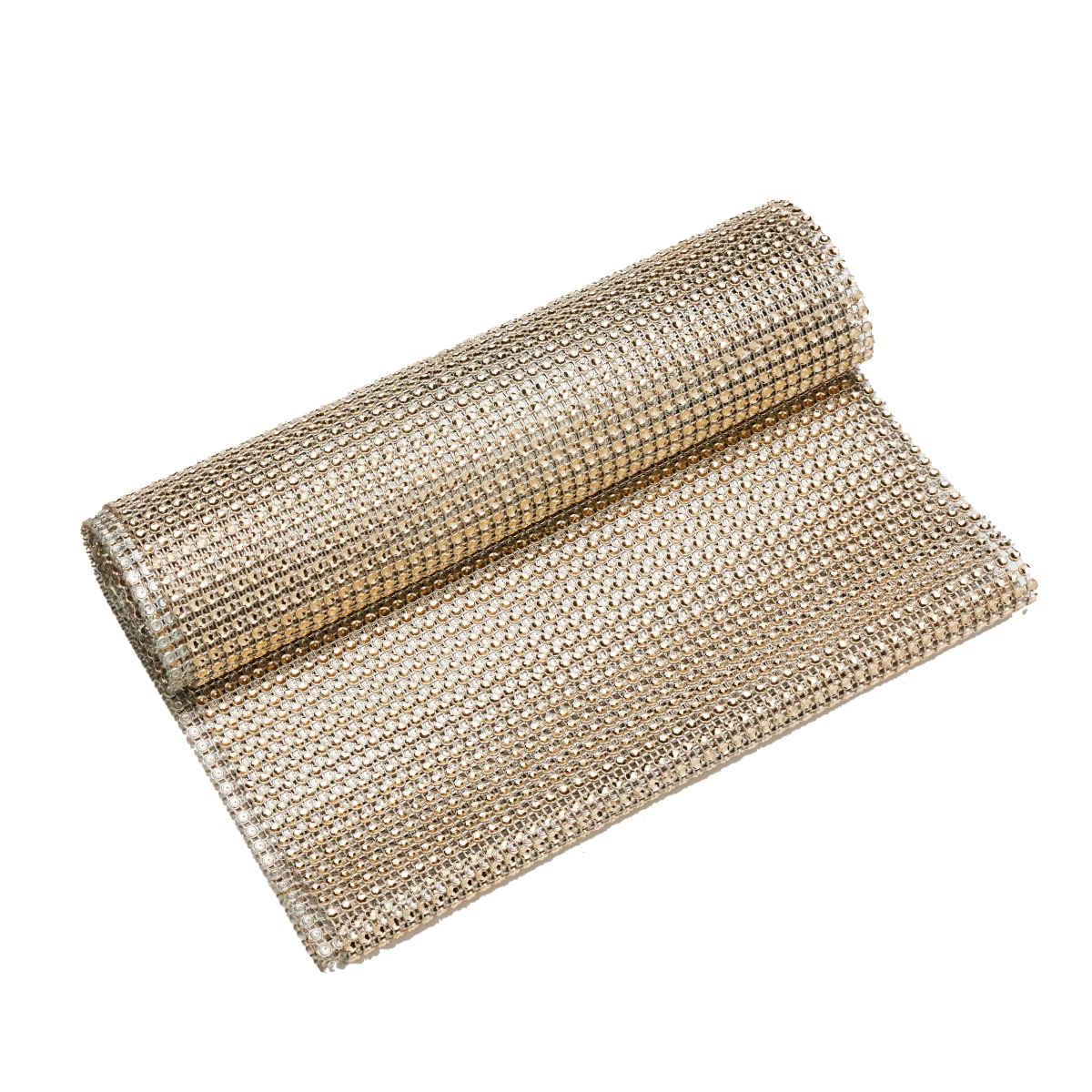 Pure Christmas Diamonte Table Runner Champagne 25x200cm | Minimax