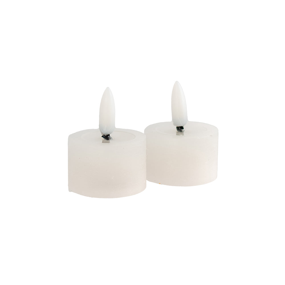Pure Christmas Flash LED Tealight Small Set of 2
