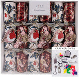 Pure Christmas Luxury Birds 36cm – set of 6 festive crackers with bird design