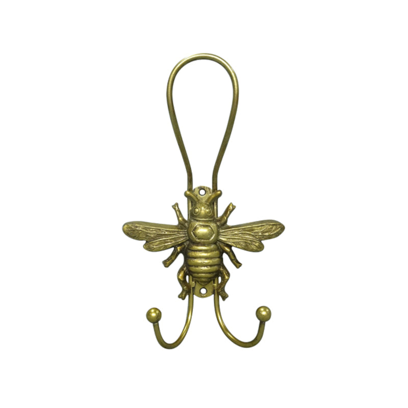 Pure Christmas Millie Bee Wall Hook Gold 17cm | Minimax