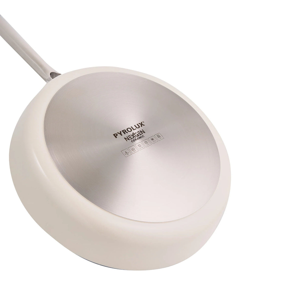 Pyrolux Nexgen 2 piece frypan set in ivory including 20cm and 28cm pans