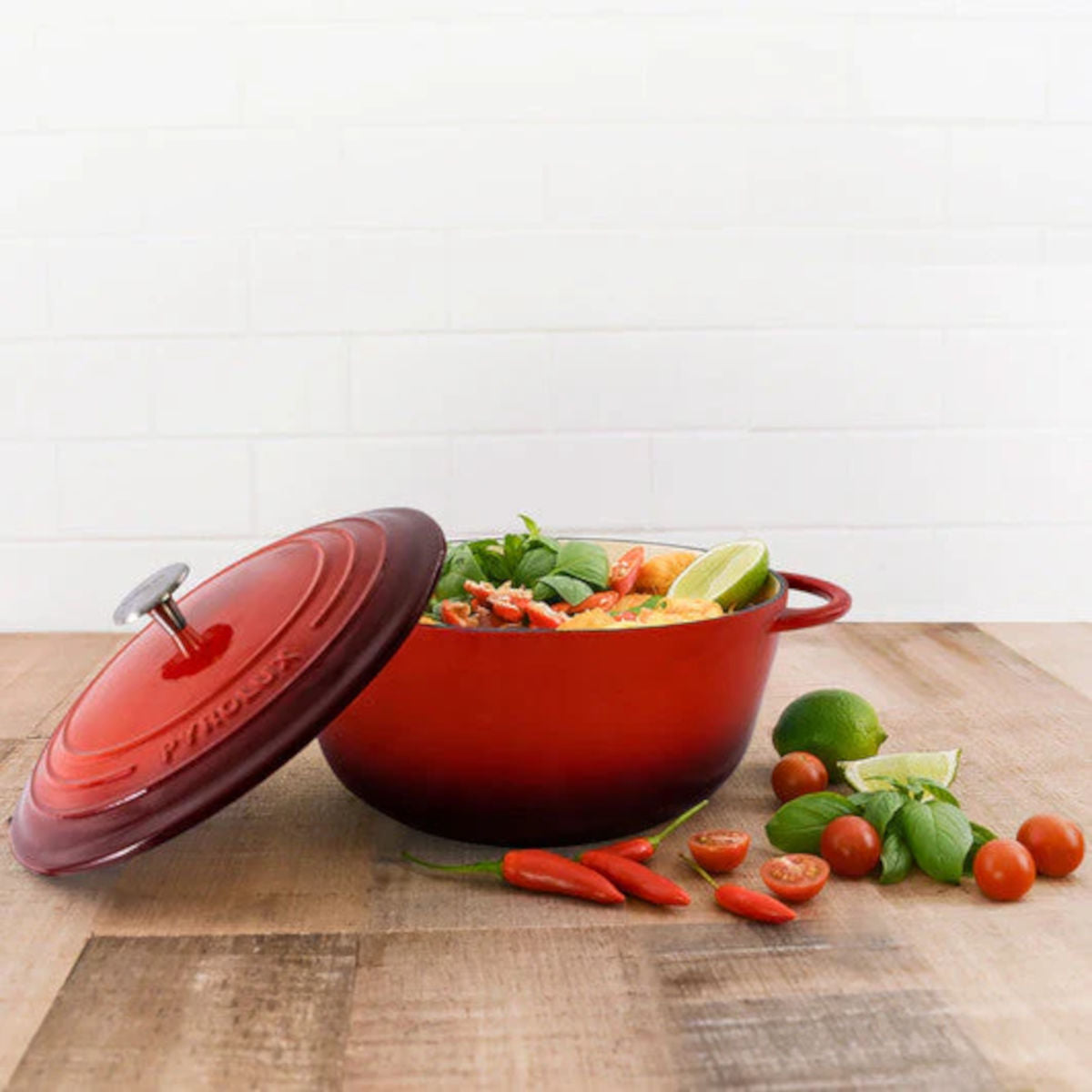 Pyrolux Pyrochef Casserole Chilli Red 28cm (6L) | Minimax