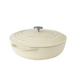 Pyrolux Pyrochef Chef's Pan Meringue 30cm – with matching cream lid and silver knob