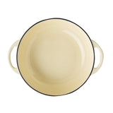 Pyrolux Pyrochef Chef's Pan Meringue 30cm – top view of cream interior with dual handles