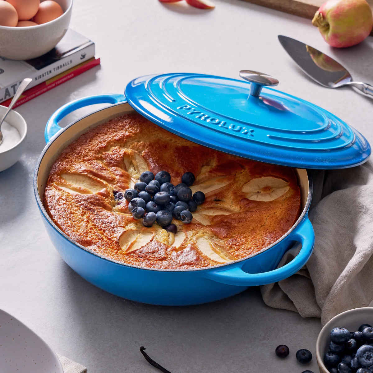Pyrolux Pyrochef Round Chef's Pan Blue 30cm (5L) | Minimax
