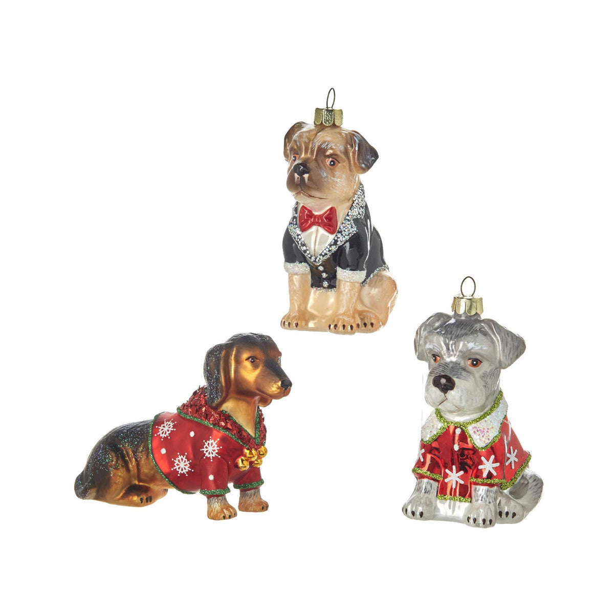 RAZ Dog in Suit Ornament Assorted 11cm (price per item) | Minimax