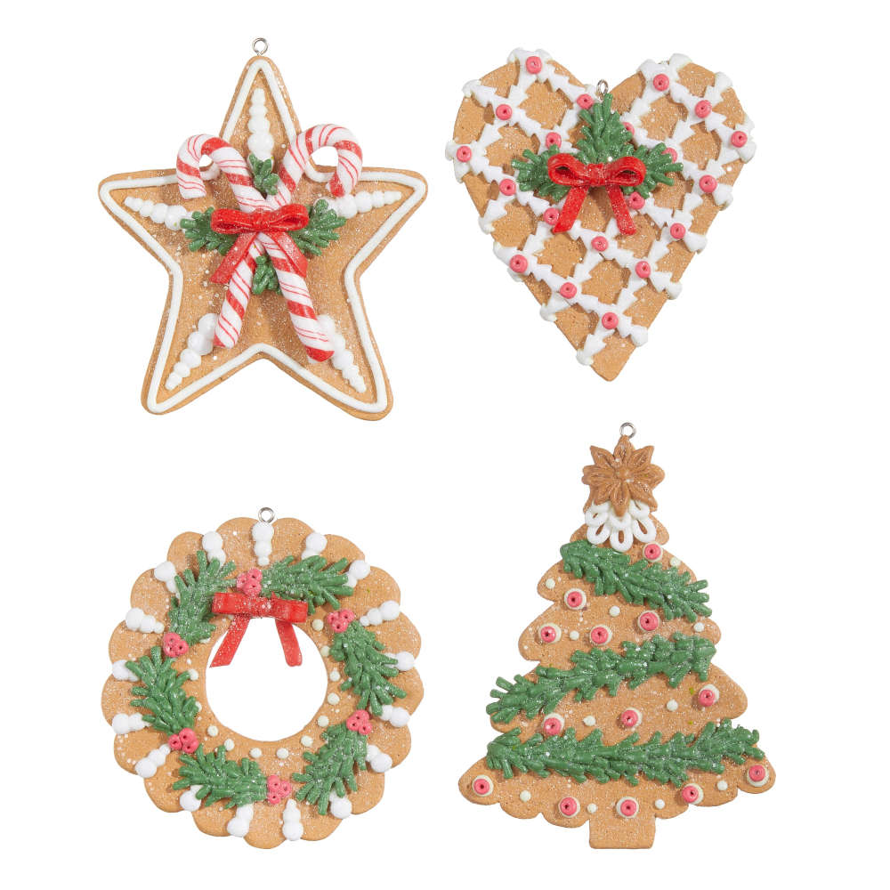 RAZ Holiday Gingerbread Ornament Assorted 12.5cm (price per item)