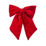 RAZ Velvet Bow Clip Red 27cm