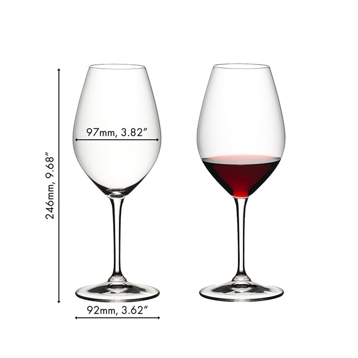 RIEDEL Wine Friendly Set 670ml/400ml 8 Piece