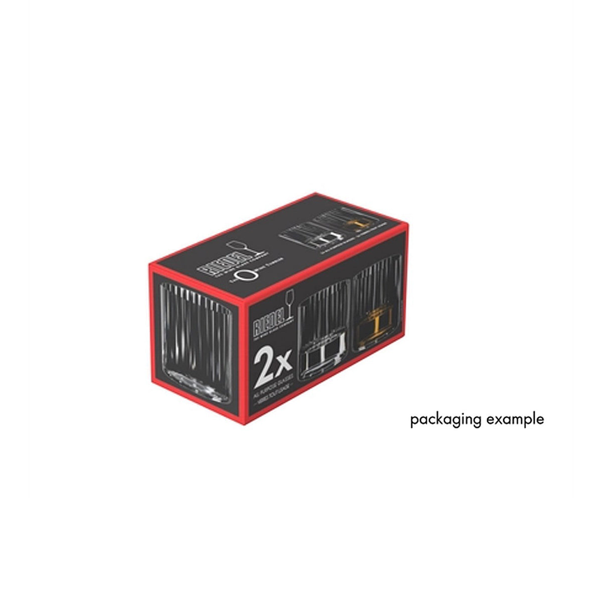RIEDEL H20 Optic All Purpose Tumbler 330ml (Set of 2) - packaging