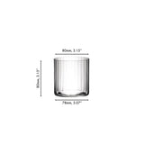 RIEDEL H20 Optic All Purpose Tumbler 330ml (Set of 2) - glass dimensions
