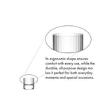 RIEDEL H20 Optic All Purpose Tumbler 330ml (Set of 2) - ergonomic glass shape detail