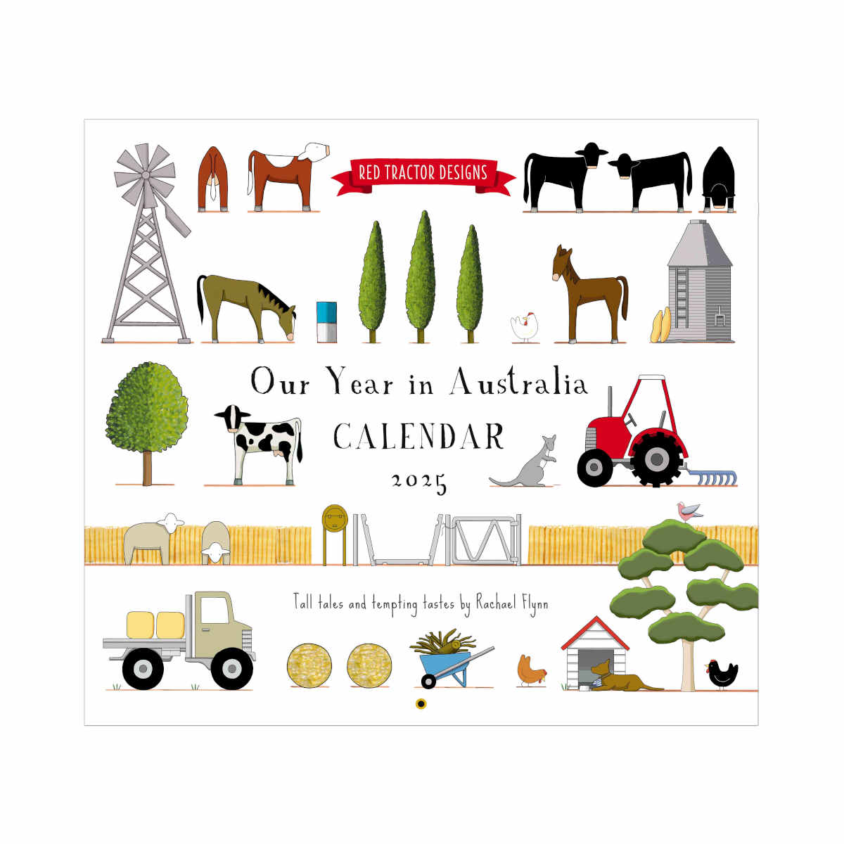 Red Tractor Design Our Year in Australia' 2025 Calendar | Minimax red-tractor-design-our-year-in-australia-2025-calendar-minimax