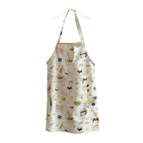 Red Tractor Design Christmas In Australia Toss Cotton Apron | Minimax