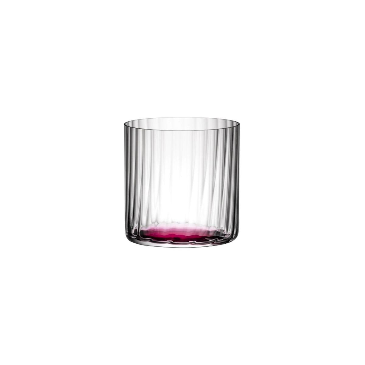 RIEDEL Happy O Optic tumbler set of 4, 330ml crystal glasses with coloured bases