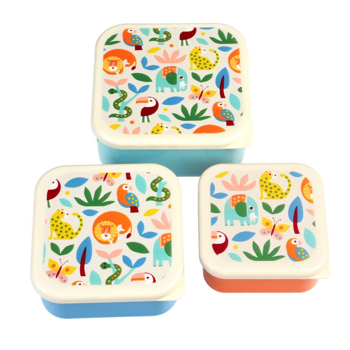 Rex London Snack Box Set of 3 - Wild Wonders | Minimax