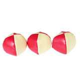 Rex London Juggling Balls set featuring three red and cream soft juggling balls
