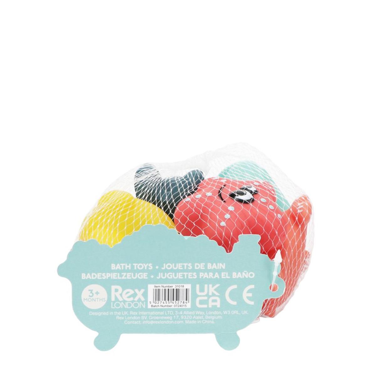 Rex London Bath Toys Set of 6 | Minimax