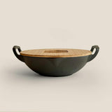 31cm Cast Iron Takumi Wok Set