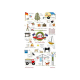 Red Tractor Design Tea Towel Christmas in Australia | Minimax