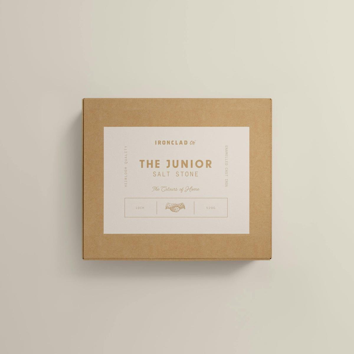 Ironclad Co 10cm Salt Stone Satin Enamel Junior Twin Set