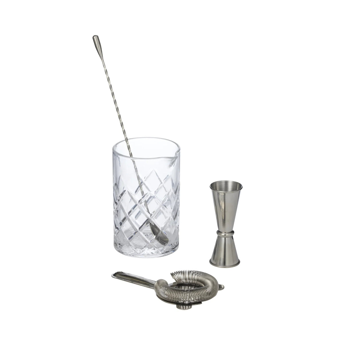 Ryder Glass Cocktail Set 4 Piece | Minimax