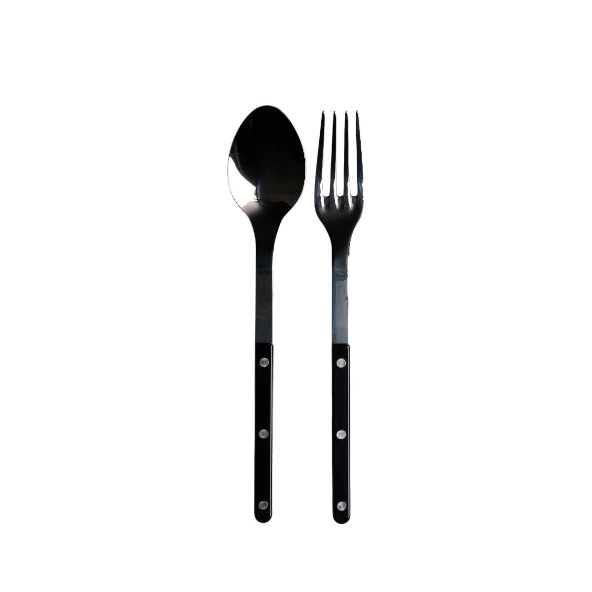 Bistrot Salad Servers Black Set 2 Piece | Minimax
