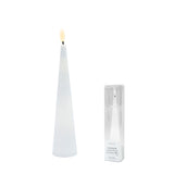 Pure Christmas LED Shimmer Touch Candle White Medium 22cm | Minimax
