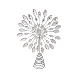 Swing Gifts Jewelled Flowerburst Tree Topper Silver