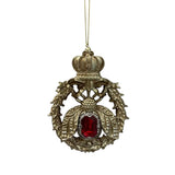 Pure Christmas Resin Bee Decoration Gold/Red 13cm | Minimax