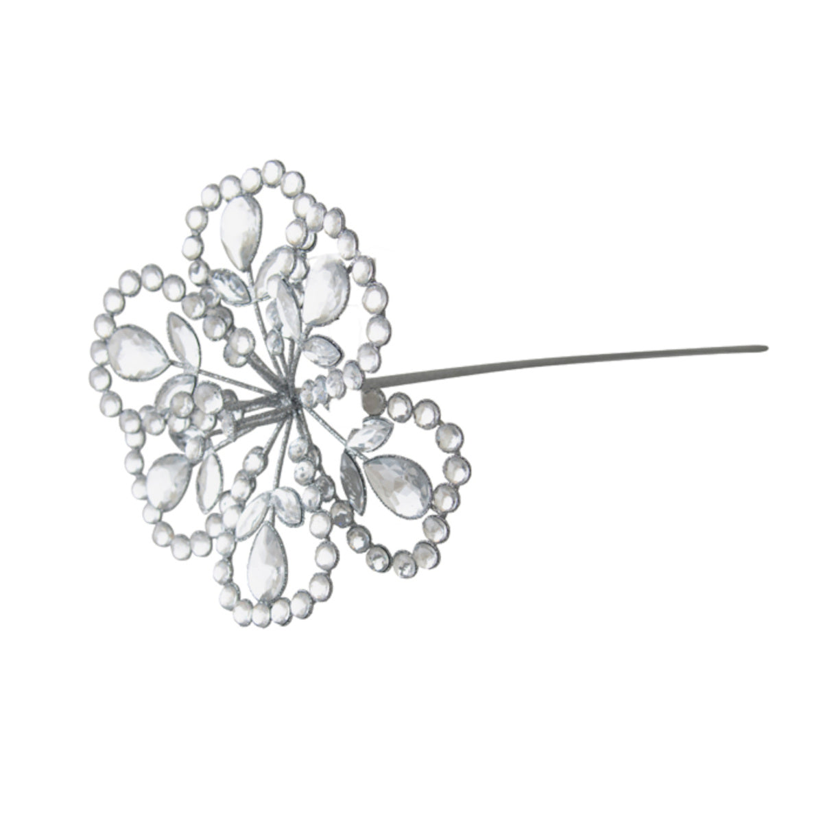 Swing Gifts Jewelled Magnolia Stem Silver 43cm | Minimax
