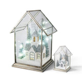 Swing Gifts Acrylic White Church Scene W/ Led Lights 14 x 11 x 19 cm