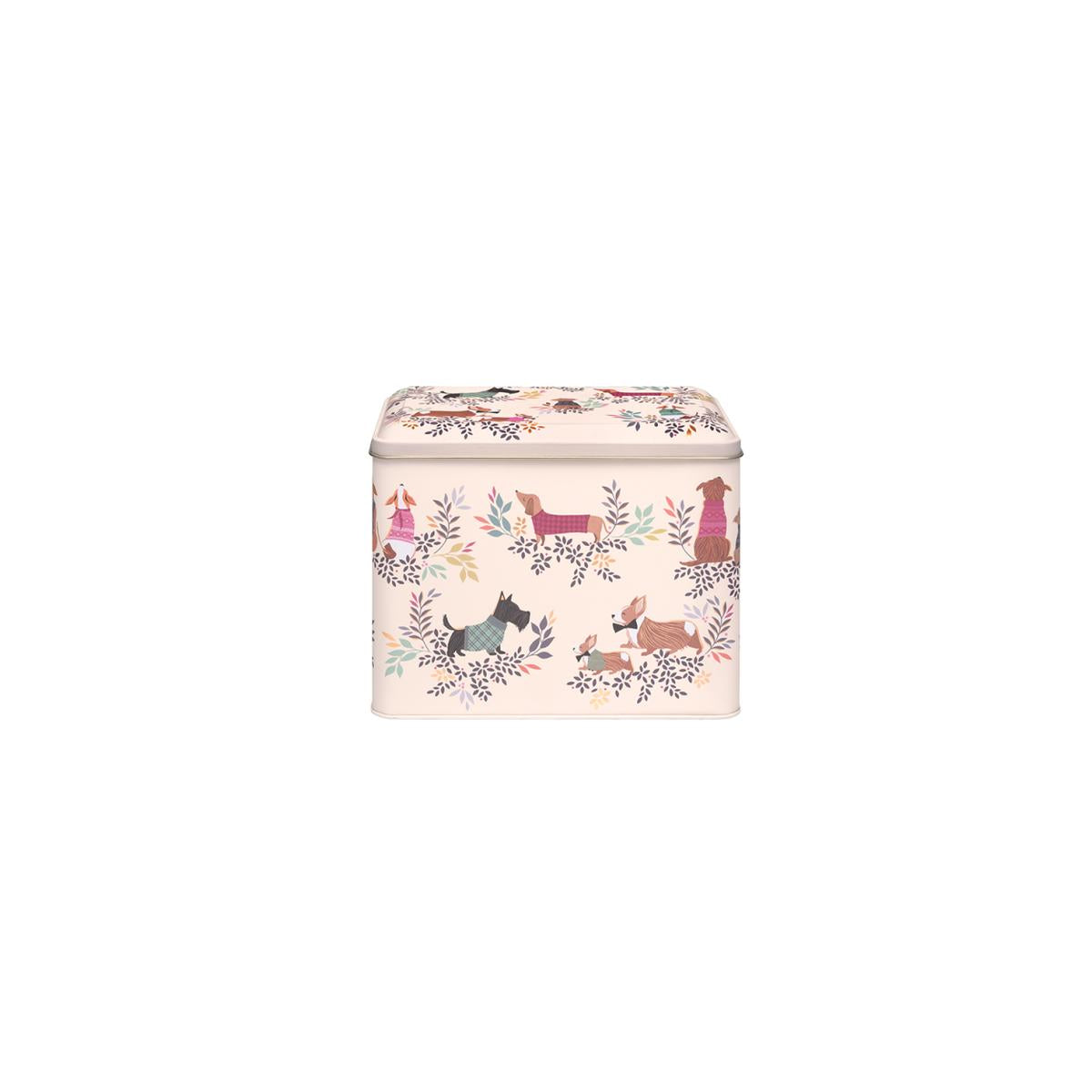 Sara Miller Dapper Dog Caddy Tin 18.7x12.7x13.9cm | Minimax